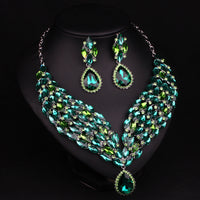 Europe and the United States fashion exaggerated full drill bridal dress accessories luxury clavicle chain suit accessories necklace wholesale