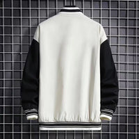 Men's Baseball Jacket Fashion Casual Letter Number Print Button-down Tops Streetwear Clothing