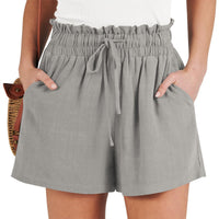 Solid-color Loose-fitting Casual Fashionable Shorts