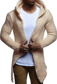 Men's Fashion Hooded Cardigan Sweater Coat