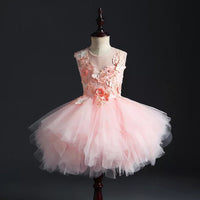 Princess Dress Children's Butterfly Trailing Wedding