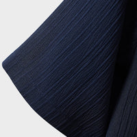 Striped Short-sleeved Shirt Breasted Lapel Suit