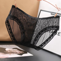 Sexy Ladies Panties Lace Edge Full Transparent Gear