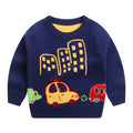 Children's Autumn And Winter New Double-layer Cotton Sweater