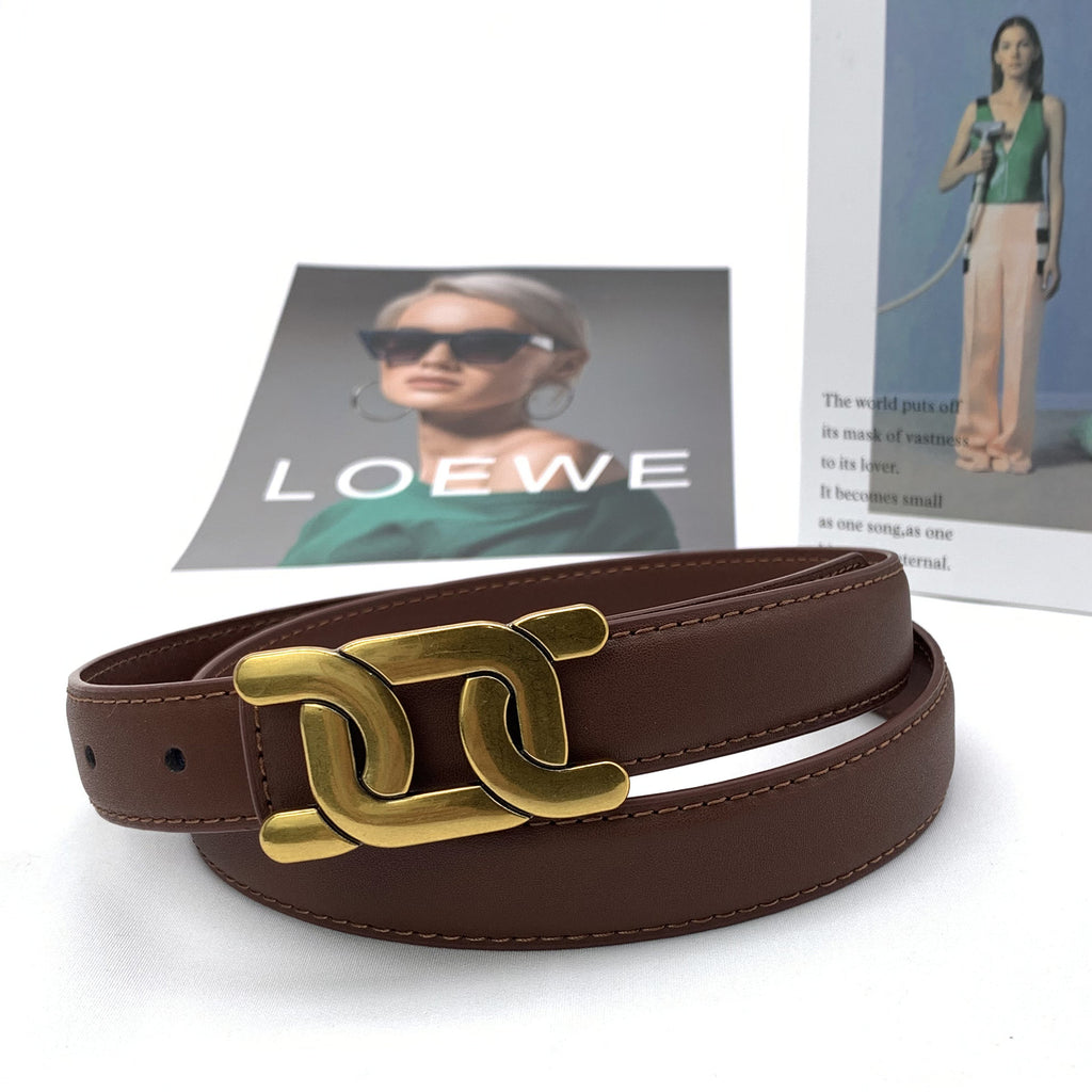 Women's Casual And Versatile Leather Belt