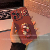 Girls Bear Carrot Candy Phone Case Cover