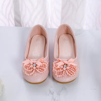 Korean Rhinestone Princess Square Mouth Shoes
