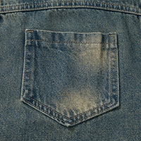 American Workwear Stitching Denim Coat