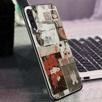Anti-drop nostalgic illustration mobile phone case
