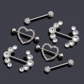 Fashion Barbell Nipple Ring