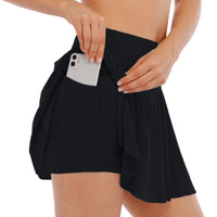 Plus Size Fitness Shorts Women's Anti-exposure Outdoor Tennis Skirt