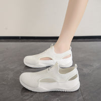 Casual Hollow All-matching Flying Woven Women's Shoes