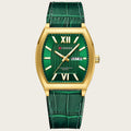 Dual-calendar Casual Leather Wristwatch Couples Watch