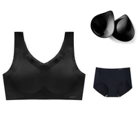 One-piece sports seamless bra