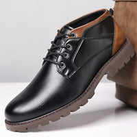 HPIOPL4999 Martin Boots Men's Boots Plus Size Lace Up Low Top