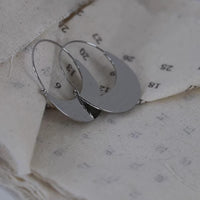 Women's Personalized 18k Gold-Plated Fan-Shaped Earrings