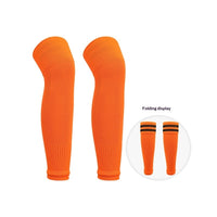 Over-the-knee Soccer Socks With Leg Guards For Fall And Winter