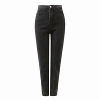 Fashion Women's Washed High Waist Loose Jeans