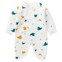 Newborn One-Piece Garment Spring Cotton-Padded Clothes Class A Clothing Bag Fart Suit