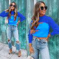 Early Autumn Sexy Topless Slim-fit Solid Color Wool Sweater Base Clothing