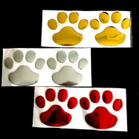 PVC footprint 3D body decoration sticker