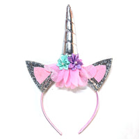 Princess Rainbow Mesh Unicorn Flower Girl Dress