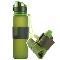 Environmentally Friendly And Healthy Silicone Large Capacity Folding Water Bottle