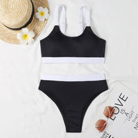 New Special Cloth Thread Sunken Stripe Bikini For Women