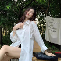 Women's Autumn Off-the-shoulder Long Sleeve Shirt