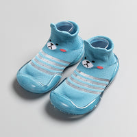 Non-slip knitted toddler shoes