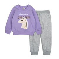 Children's Long Sleeve Embroidery Two-piece Set