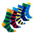 Plus Size Plus-sized Long Striped Men's Cotton Socks