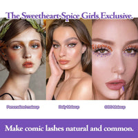 5 Pairs Manga Lashes New Arrival Anime Cosplay Natural Wispy Korean Makeup Artificial False Eyelashes