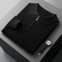 Half Turtleneck Zipper Thickening Sweater