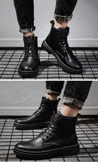 Fashion Men's Platform High-Top Shoes Casual Shoes