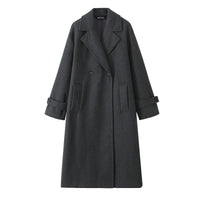 Fashion Simple Loose Soft Long-cut Coat