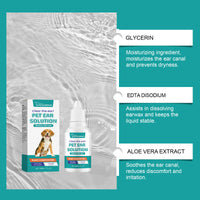 Cat And Dog Cleaning And Decontamination Pet Ear Washing Agent