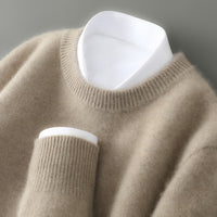 Men's Half-high Collar Thickened Loose Pullover