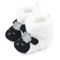 Coral velvet lamb winter boots baby toddler shoes