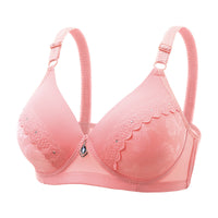 Lace Jacquard Comfortable Thin Bra