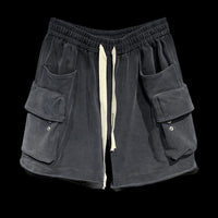 Fashion Three-dimensional Large Workwear With Pocket Shorts