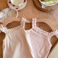 Suspended Tank Top Romper Girl
