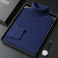 Men's Sweater Turtleneck Winter Solid Color Bottoming Sweater