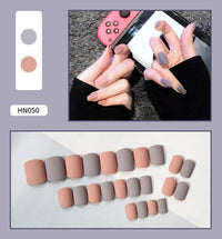 Nail Art Finished Fake Nail Scrub Nail Patch Wearable