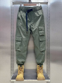 Wear-resistant Men's Multi-pocket Versatile Polyester Overalls
