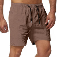 Summer Men's Shorts Candy Color Waterproof Quick-drying Knee Length Pants