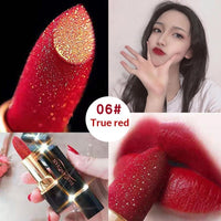Little Golden Diamond Shimmer Lipstick Velvet Matte Opacity