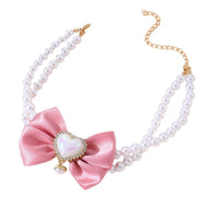 Cute Heart Shape Princess Style Pet Necklace