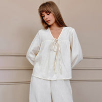 Breathable And Comfortable Long-sleeve Full-length Loungewear