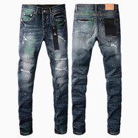 European And American Street Designer Solid Color American Retro Hip-hop Fashion Jeans